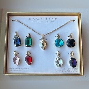 Unwritten Mix and Match Glass Pendant Necklace